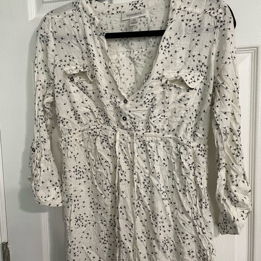 Maternity 3/4 Sleeve Blouse